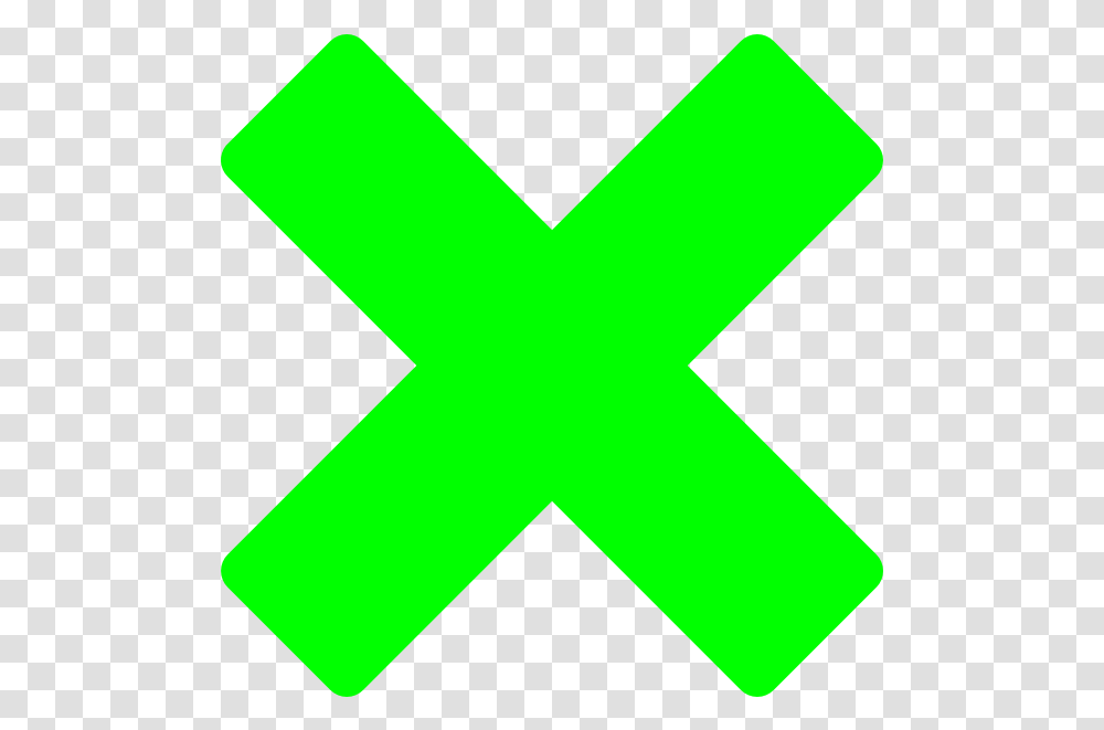 Green Tick Check Mark Clip Art Green X Clipart, Symbol, Logo, Trademark, First Aid Transparent Png