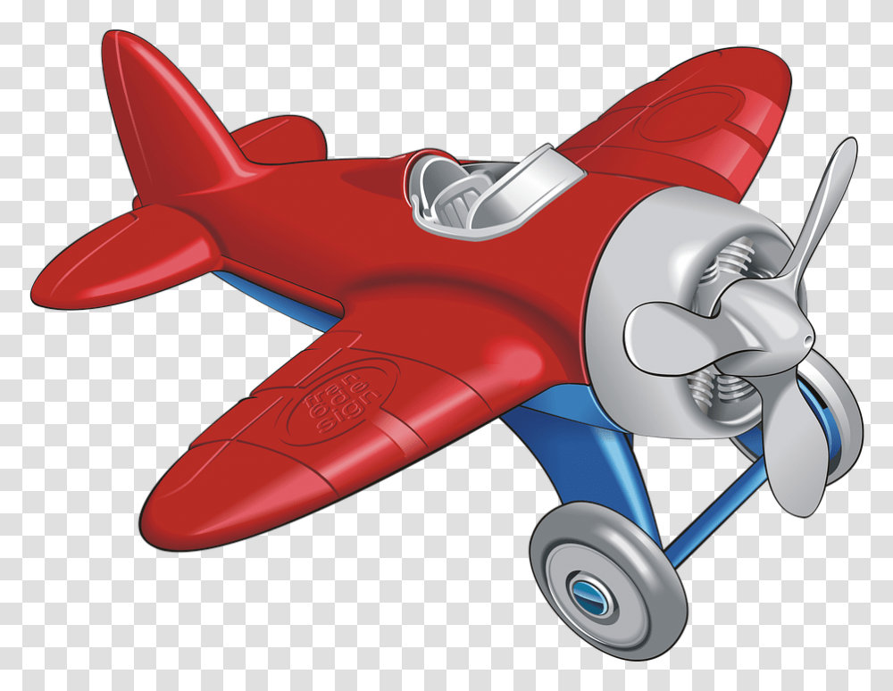 Green Toys Airplane, Aircraft, Vehicle, Transportation, Jet Transparent Png