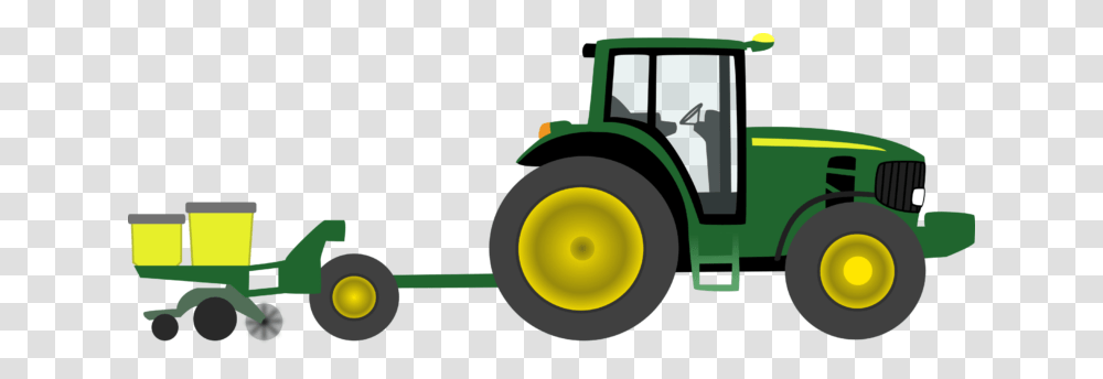 Green Tractor Clip Art John Deere Free Cliparts, Vehicle, Transportation, Lawn Mower, Tool Transparent Png