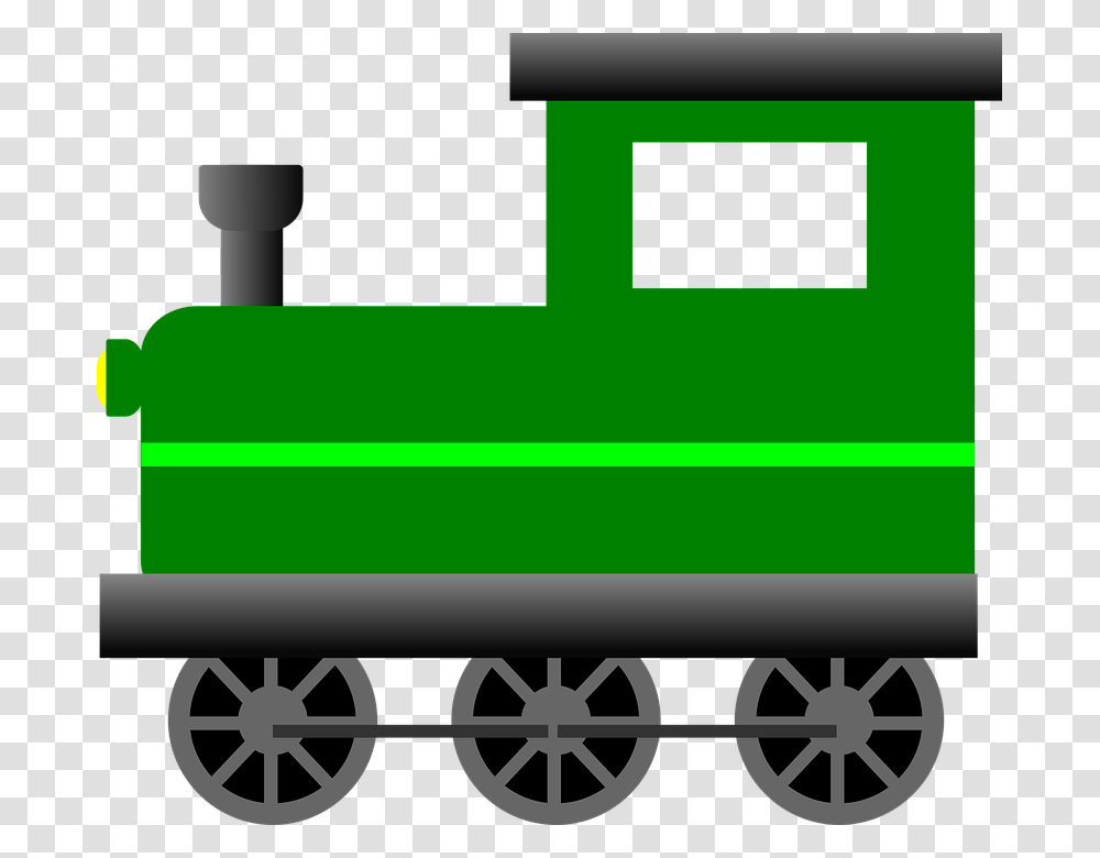 Green Train Engine Clipart, Vehicle, Transportation, Machine, Locomotive Transparent Png