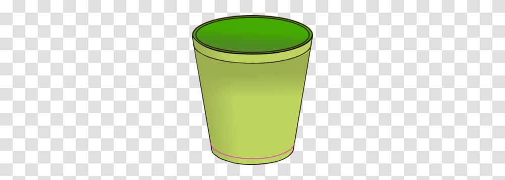 Green Trash Bin Clip Art, Bucket, Plastic, Recycling Symbol, Cylinder Transparent Png
