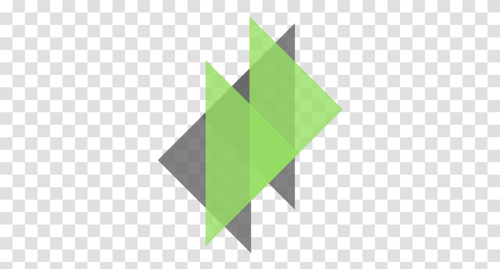 Green Triangle Logo Green Triangles, Art, Paper, Origami, Graphics Transparent Png
