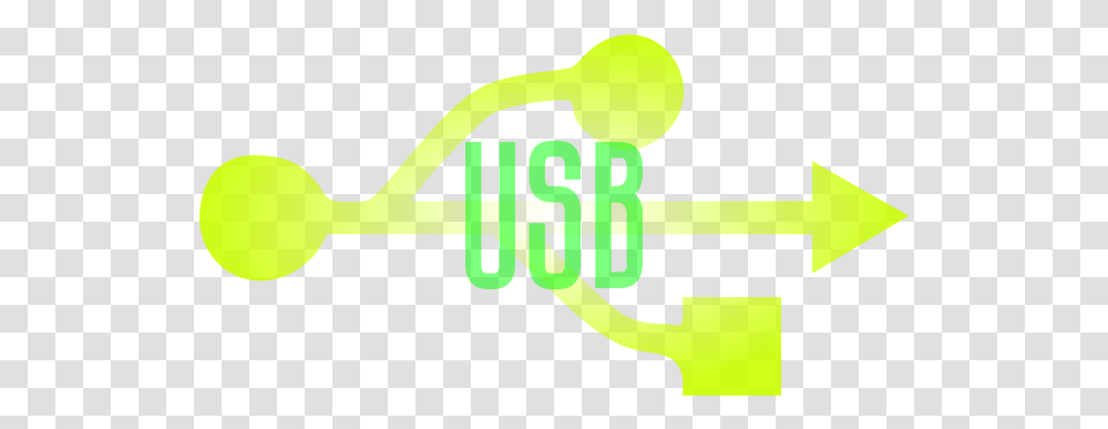 Green & Yellow Usb Icon Openclipart Dot, Plant, Text, Symbol, Outdoors Transparent Png
