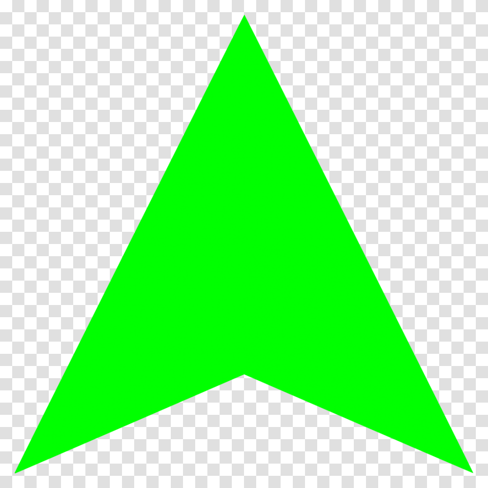 Green Up Arrow Svg, Triangle Transparent Png