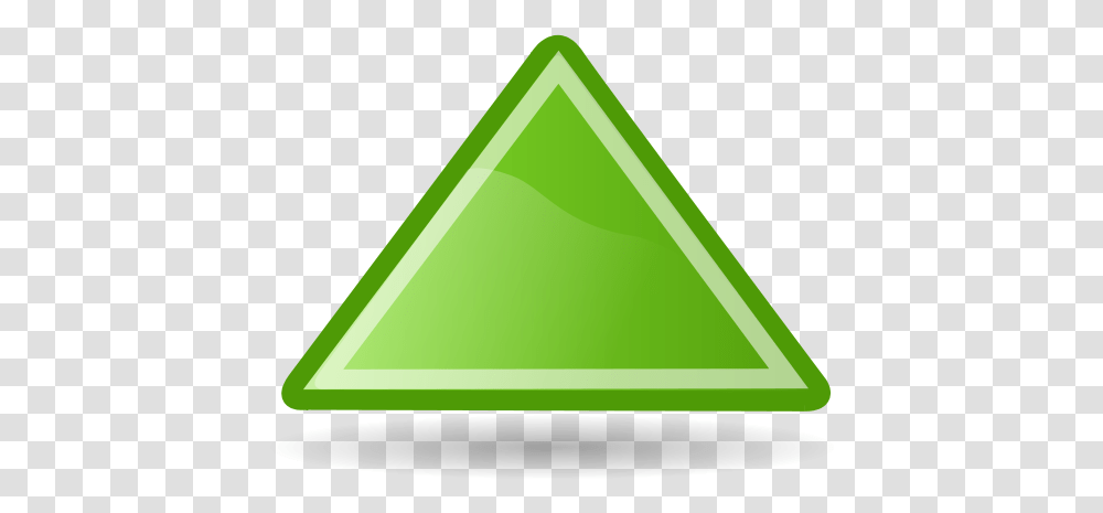 Green Up Icon, Triangle Transparent Png