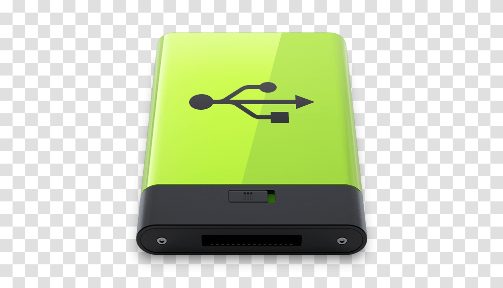 Green USB Icon, Electronics, Phone, Mobile Phone, Cell Phone Transparent Png