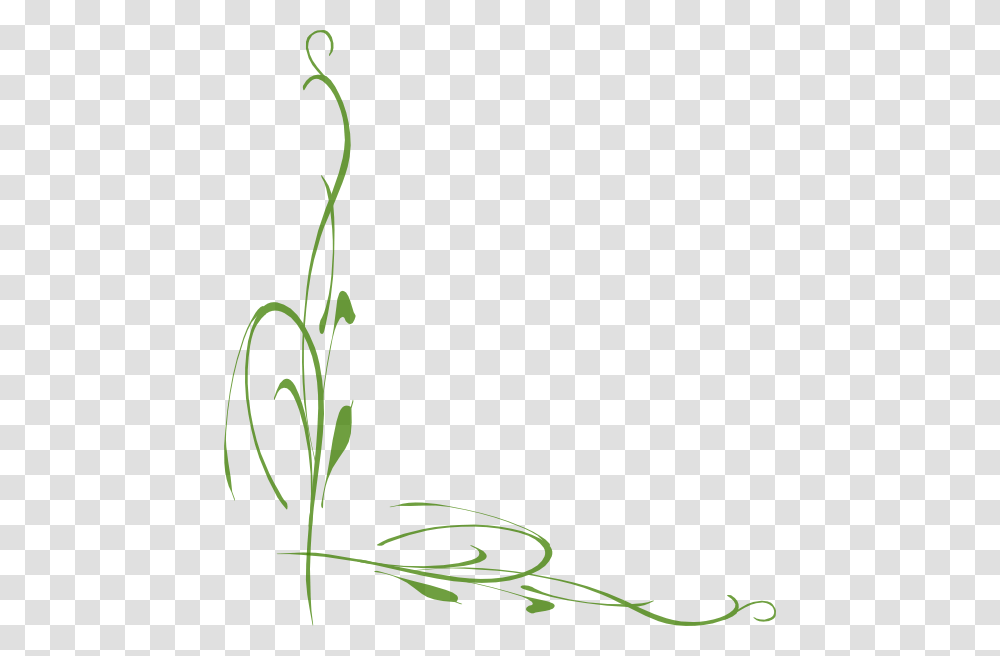 Green Vine Border, Floral Design, Pattern Transparent Png