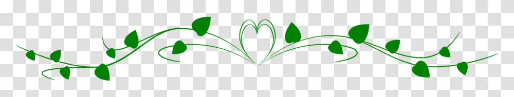 Green Vine Border, Heart, Plant, Pattern Transparent Png