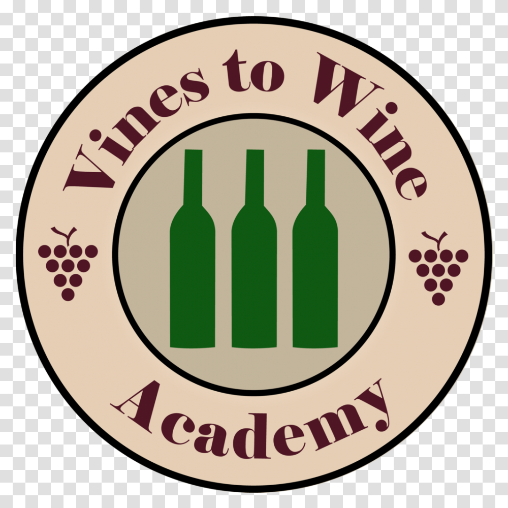Green Vines Circle, Label, Bottle, Beverage Transparent Png