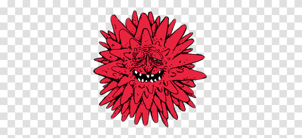 Green Virus With Monster Teeth, Plant, Flower, Blossom Transparent Png