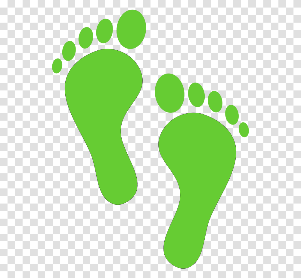 Green Walking Footprints Clipart Footprint Clipart Transparent Png