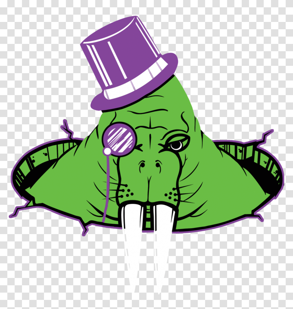 Green Walrus Delivery, Animal, Sea Life Transparent Png