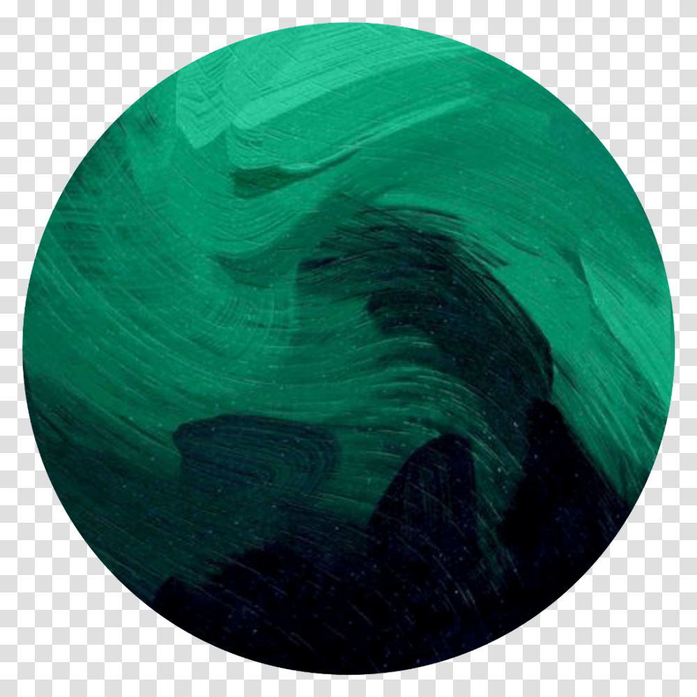 Green Water Color Green Watercolor Circle, Sphere, Astronomy, Outer Space, Universe Transparent Png