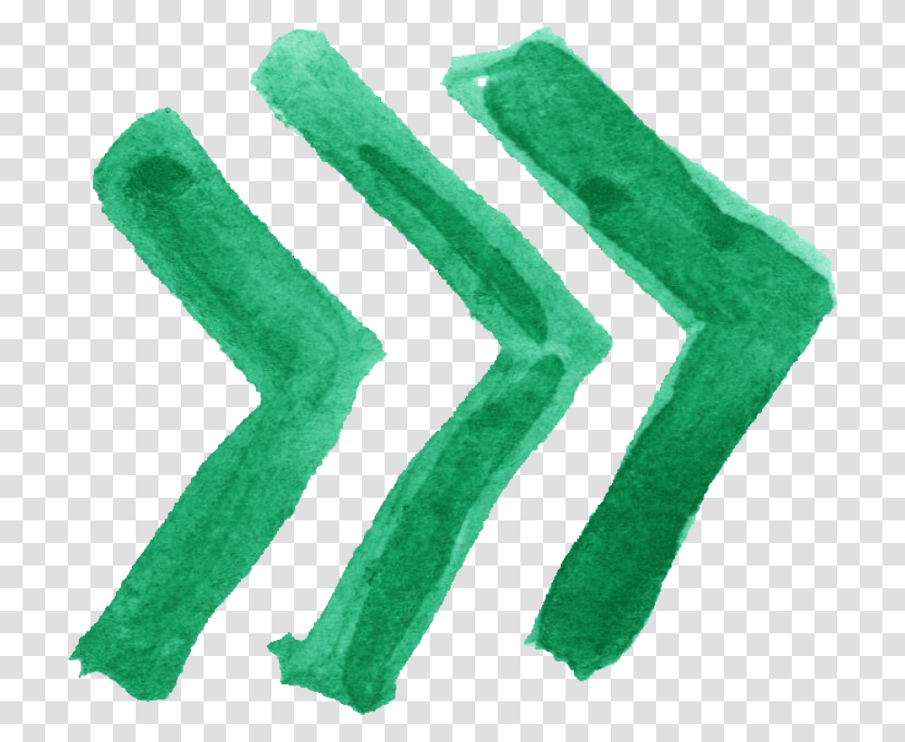 Green Watercolor Arrows, Pants, Jeans, Rug Transparent Png