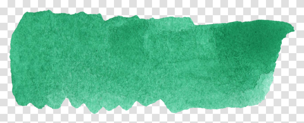 Green Watercolor Brush Stroke Banner Green Watercolor, Rug, Pillow, Cushion, Sponge Transparent Png