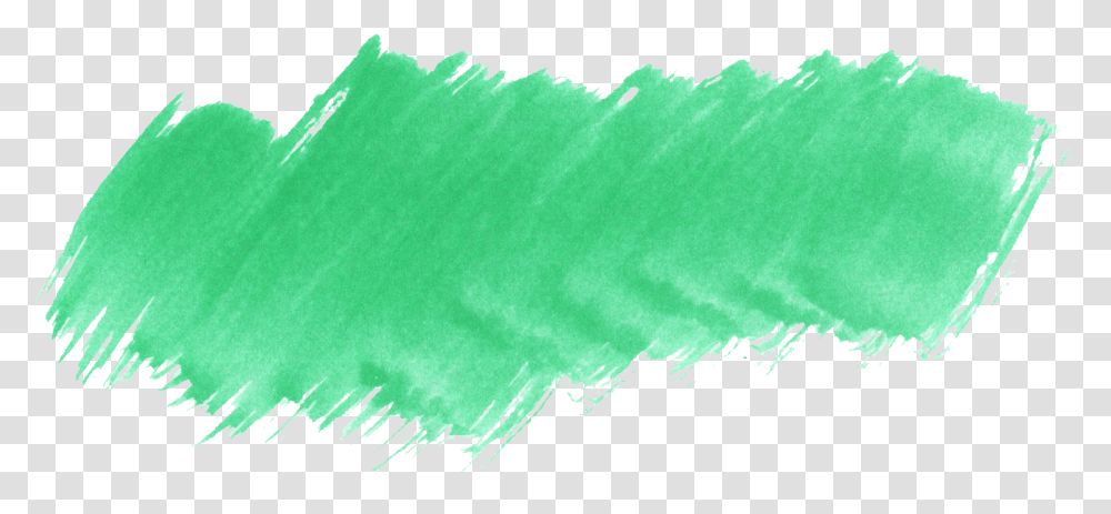 Green Watercolor Brush Stroke Brush Stroke Green, Paper, Art, Graphics, Text Transparent Png