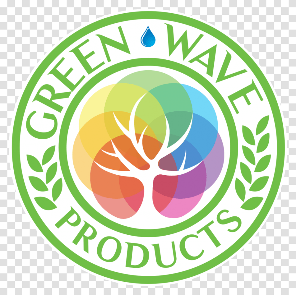 Green Wave Products Logo 7 No White, Trademark, Badge, Rug Transparent Png