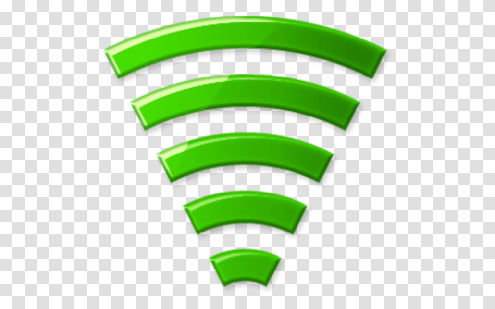 Green Wifi Signal Icon, Plant, Sliced, Tape, Fruit Transparent Png