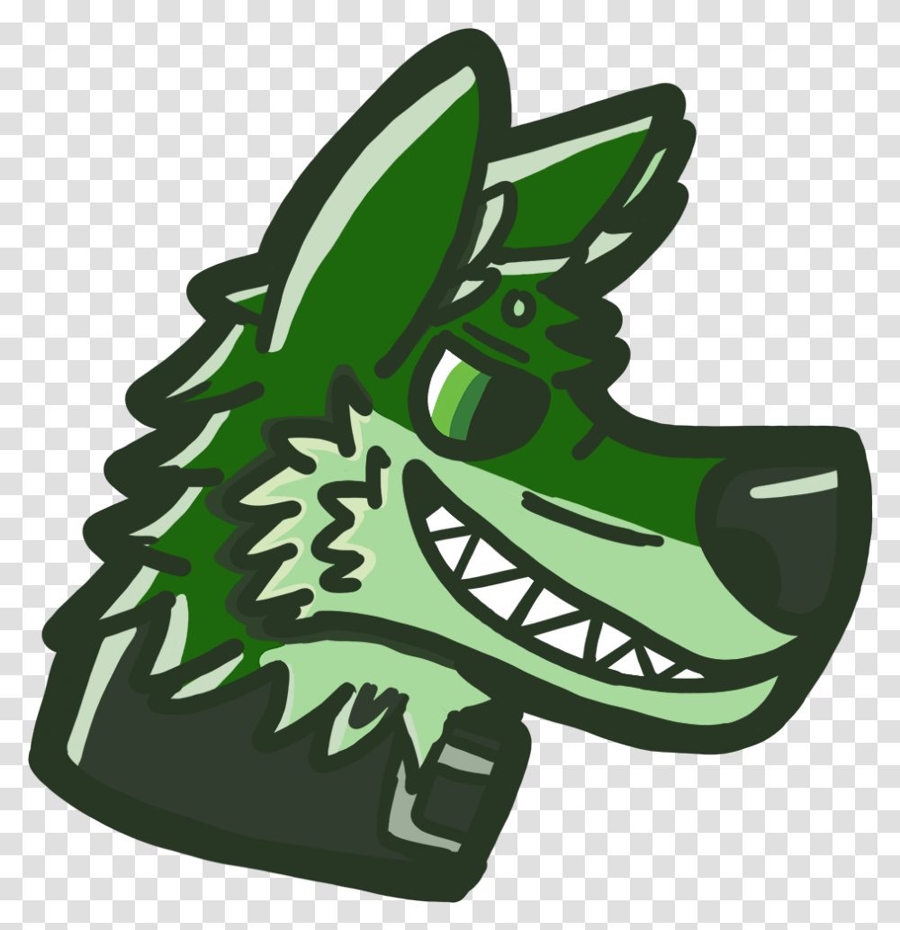 Green Wolf E Green Wolf Logo, Dragon, Clothing, Apparel, Plant Transparent Png