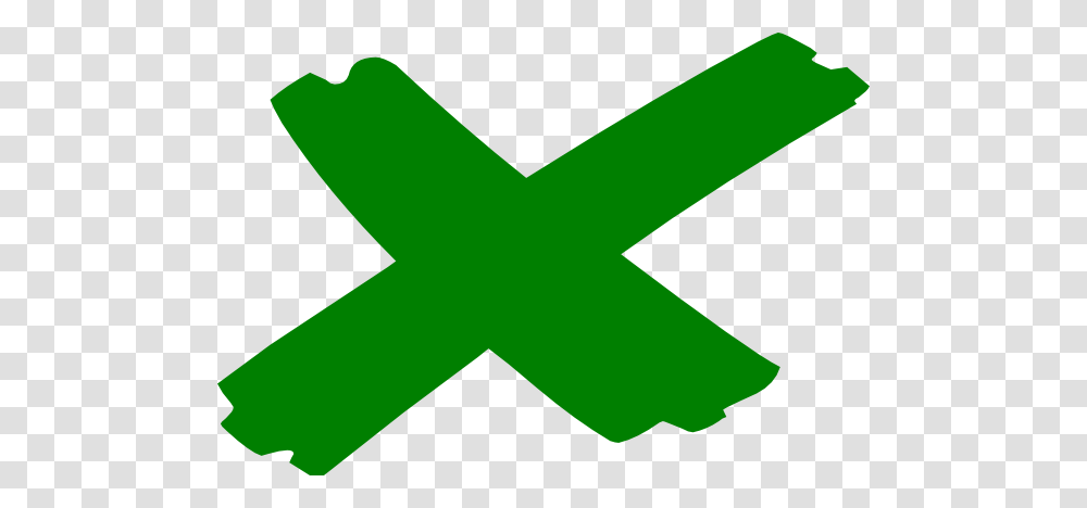 Green X Marks The Spot Clip Art, Logo, Trademark, Recycling Symbol Transparent Png