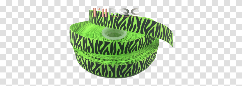 Green Zebra Grosgrain Ribbon 78 Tiger Striped Rqc Supply Handbag, Birthday Cake, Dessert, Food, Rug Transparent Png
