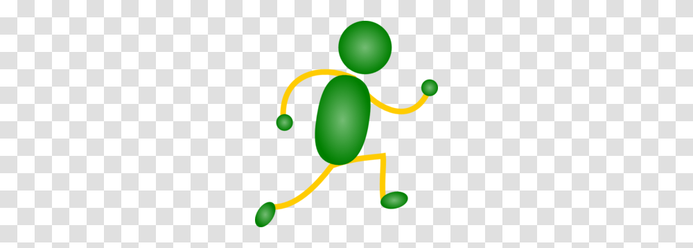 Greenampyellow Jogging Man Clip Art, Balloon, Animal, Invertebrate, Insect Transparent Png