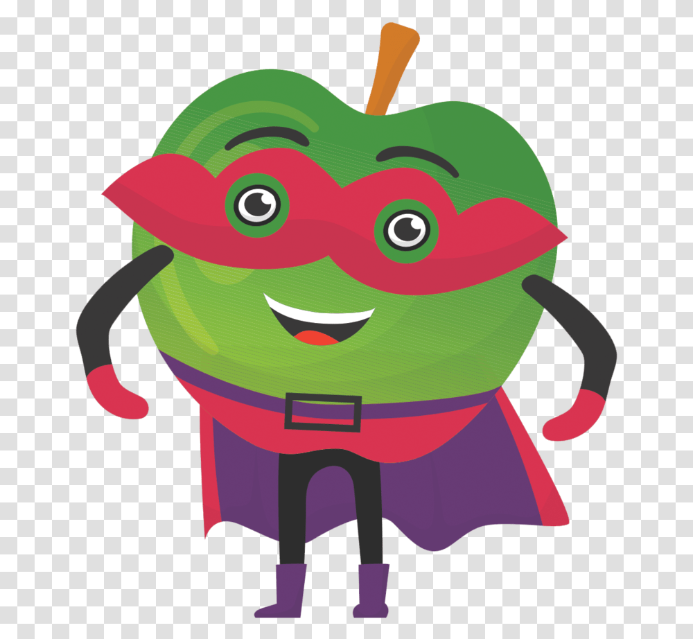 Greenappleman Fruits And Vegetables Superhero, Plant, Food, Toy, Elf Transparent Png