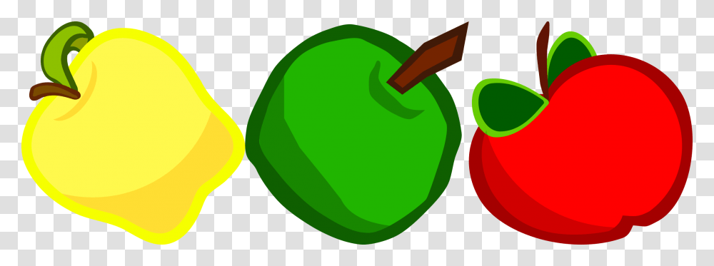 Greenclip 3 Apples Cartoon, Plant, Food, Fruit, Sweets Transparent Png