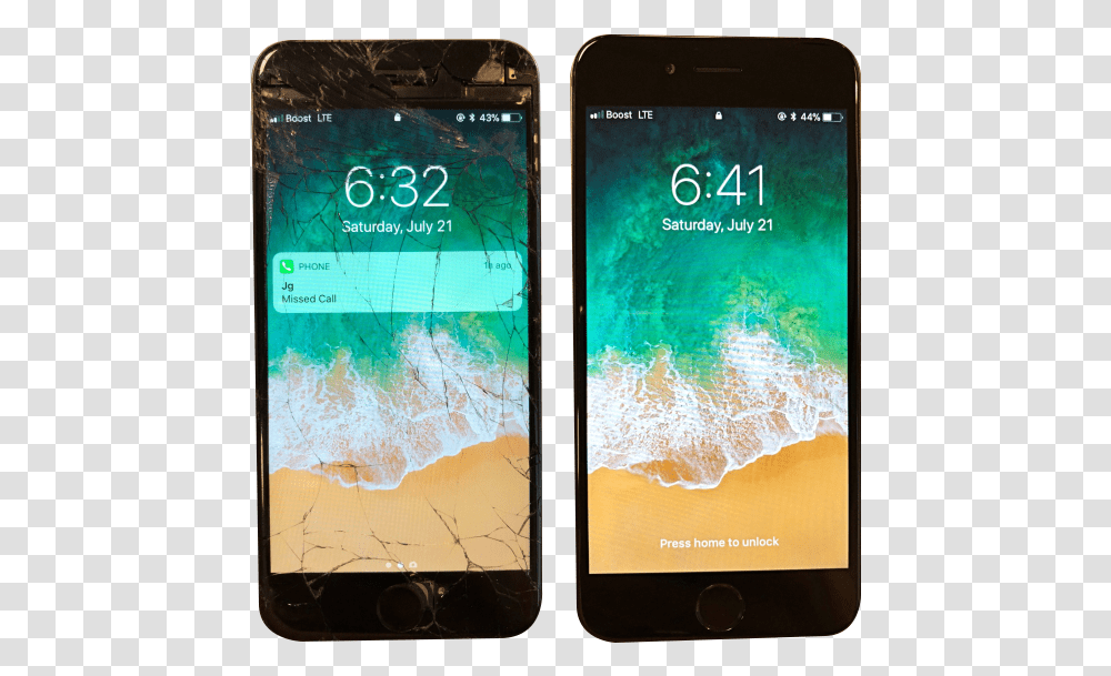 Greenfield Iphone Screen Repair Iphone 8 Screen Repair Before And After, Mobile Phone, Electronics, Cell Phone Transparent Png