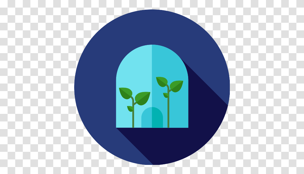 Greenhouse Icon Circle, Plant, Logo, Symbol, Flower Transparent Png