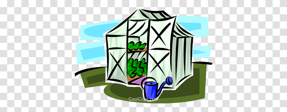 Greenhouse Royalty Free Vector Clip Art Illustration, Camping, Tent, Leisure Activities, Housing Transparent Png