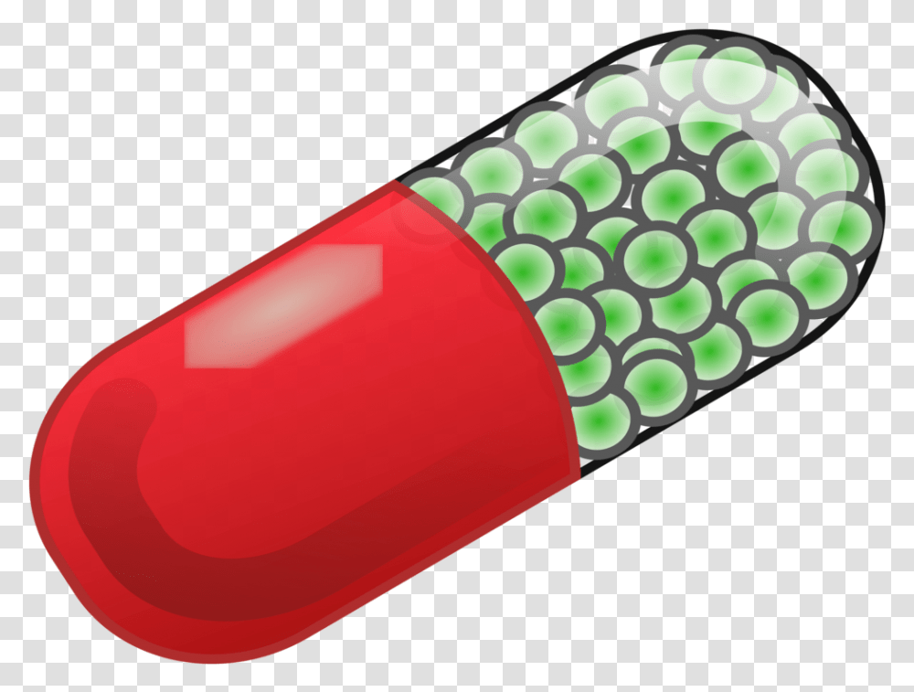 Greenredcapsule Capsule Clipart, Pill, Medication, Rubber Eraser Transparent Png