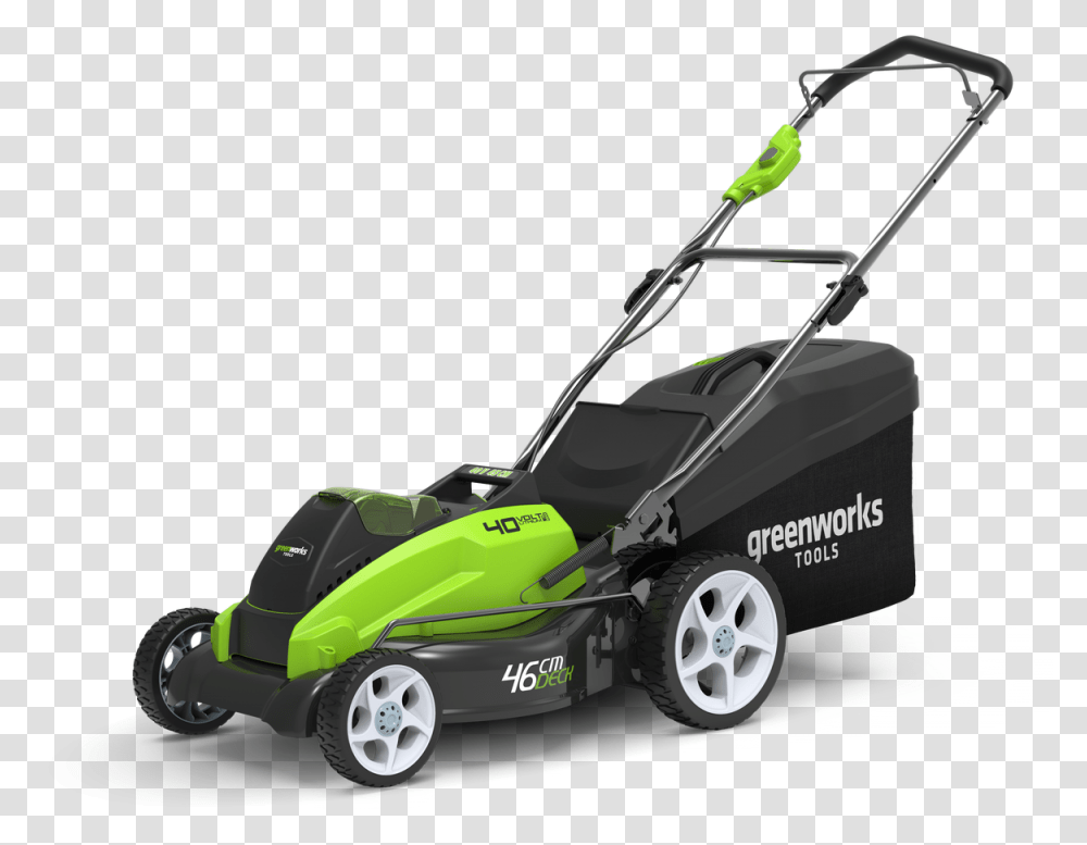 Greenworks 40v Lawn Mower 45 Cm G40lm45 Greenworks 40 Volt 16 Cordless Lawn Mower, Tool Transparent Png