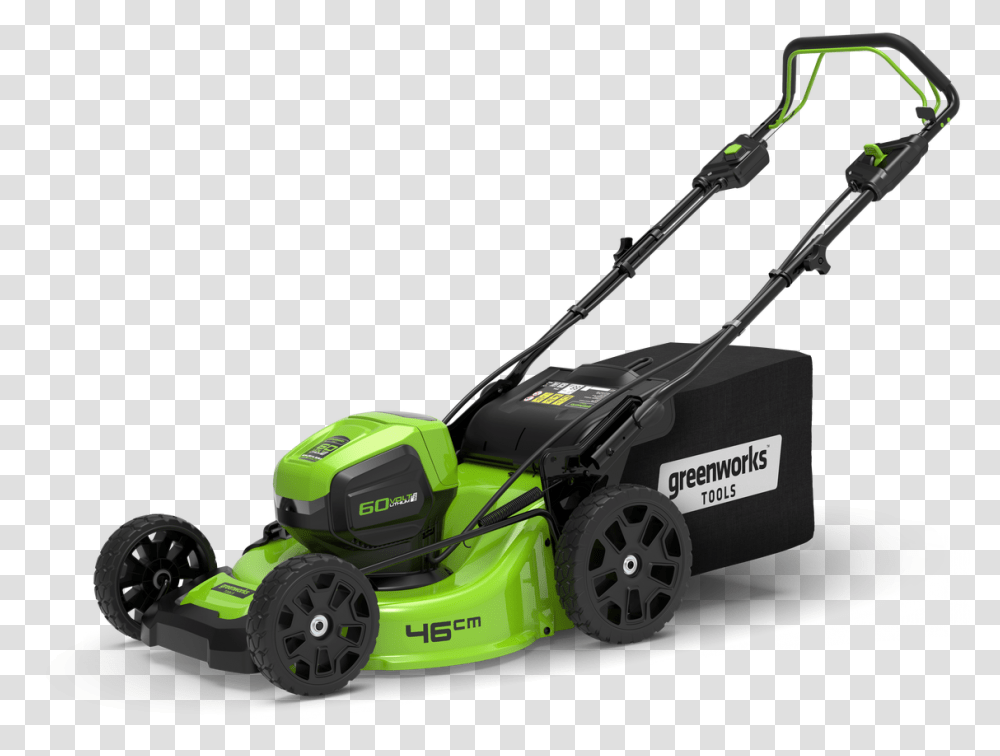 Greenworks 60v Lawn Mower Gd60lm46sp Akumulatorska Kosilnica, Tool Transparent Png
