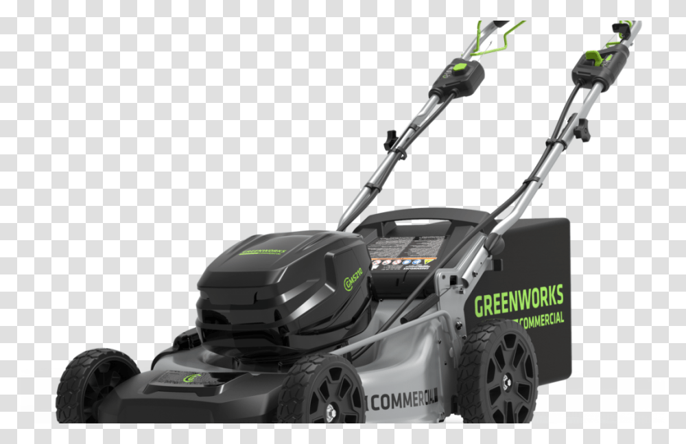 Greenworks 82v 21 Inch Steel Deck Self Propelled Mower Lawn Mower, Tool, Wheel, Machine Transparent Png