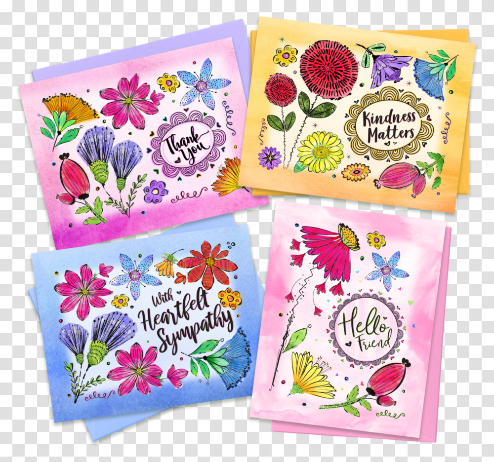 Greeting Card, Floral Design Transparent Png