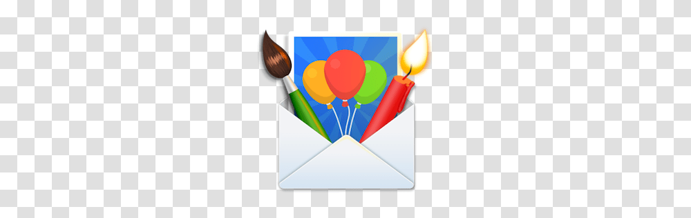 Greeting Card Maker Design And Print Cards Macos Apps, Ball, Balloon, Envelope Transparent Png