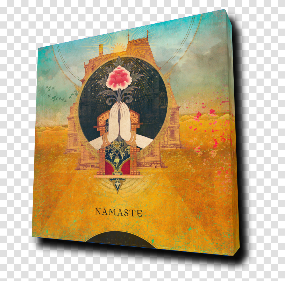 Greeting Card Namaste, Modern Art, Poster, Advertisement Transparent Png