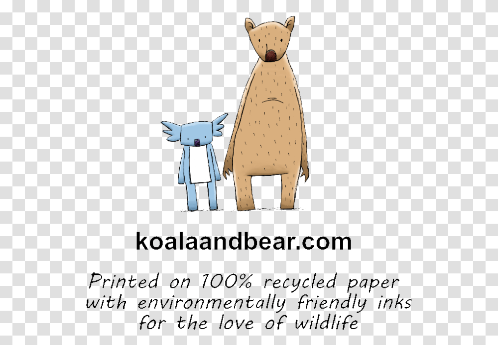 Greeting Cards Printed On Recycled Paper Using Environmentally Grizzly Bear And Koala, Mammal, Animal, Wildlife, Snowman Transparent Png