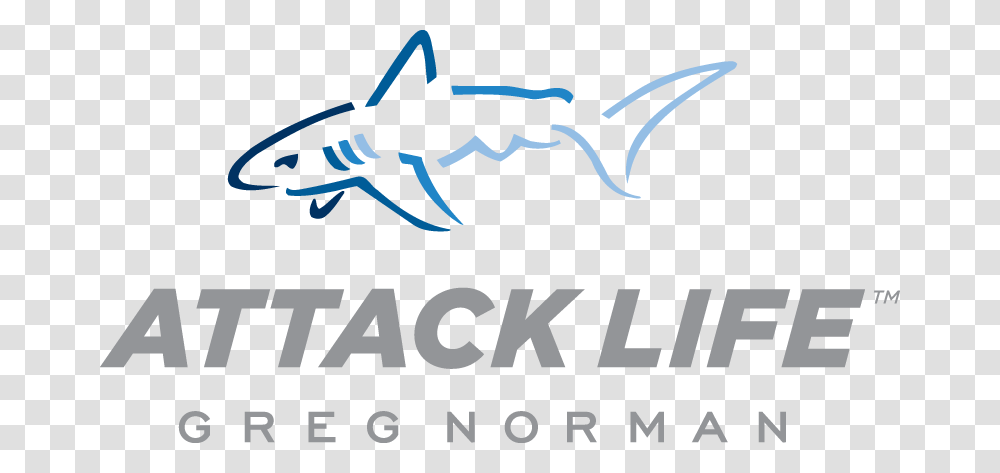Greg Norman Logo Shark Greg Norman Logo Attack Life, Animal, Fish, Label Transparent Png