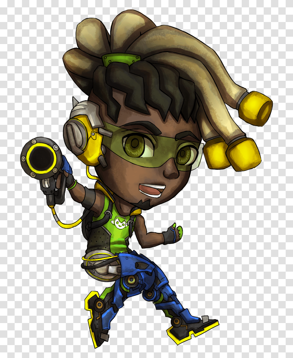 Gremlin Dva Overwatch Chibis, Person, Photography, Plant Transparent Png