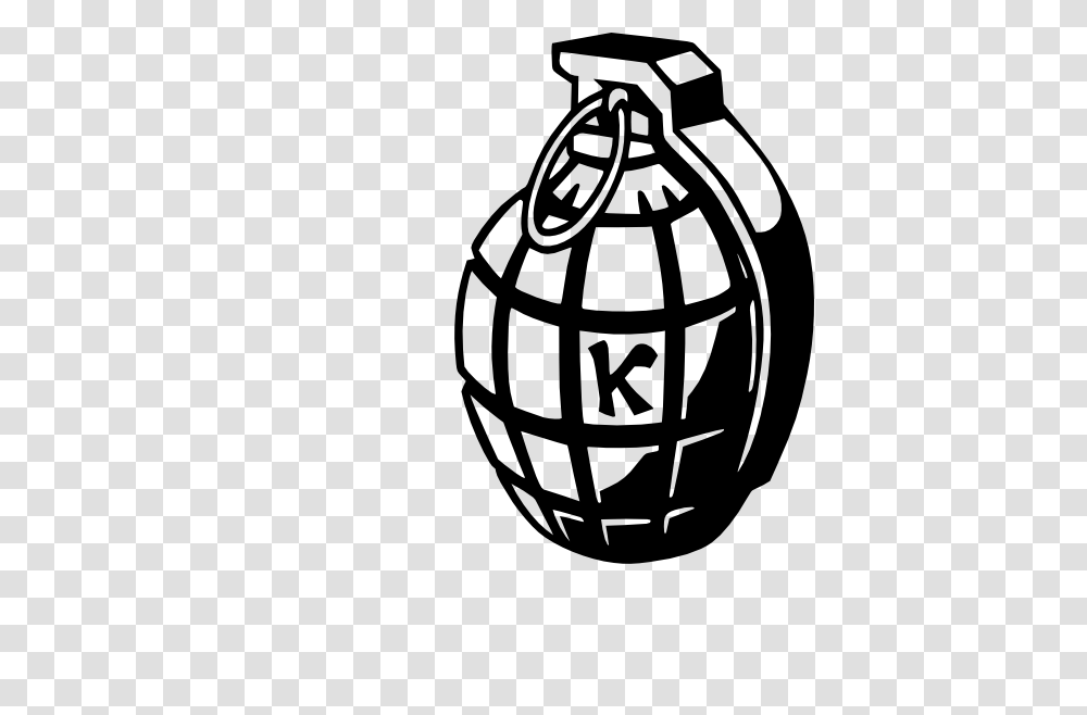 Grenade Clip Art, Bomb, Weapon, Weaponry, Stencil Transparent Png