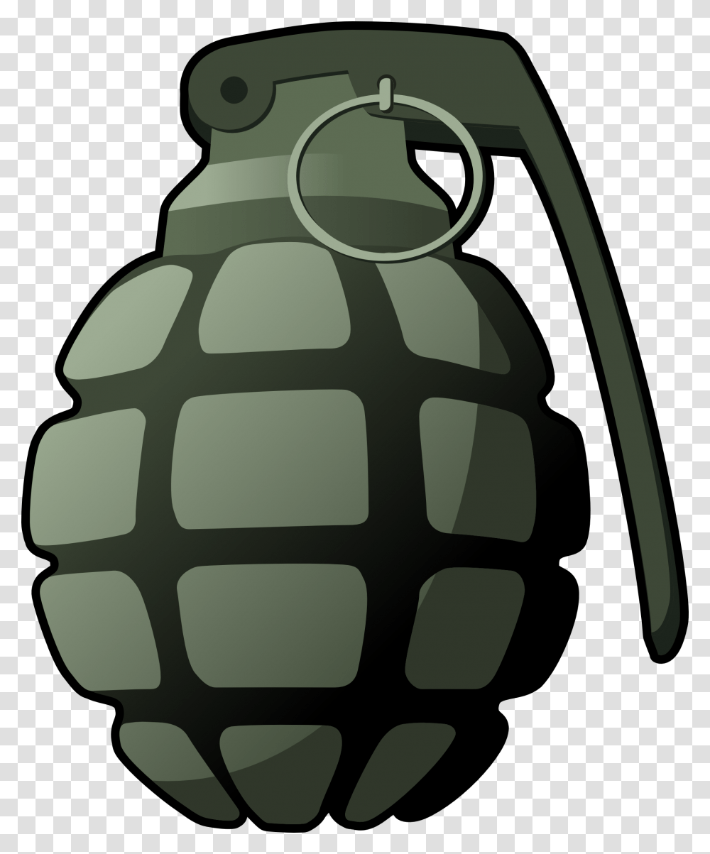 Grenade F1 Image Cartoon Grenade, Weapon, Weaponry, Bomb Transparent Png