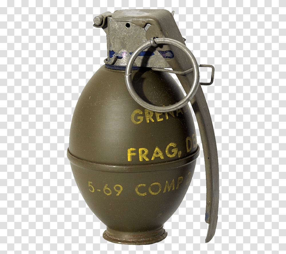 Grenade Mk 2 Grenade, Weapon, Weaponry, Bomb, Milk Transparent Png