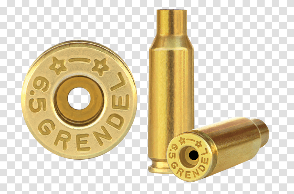 Grendel Brass Cases 6.5 Grendel Starline Brass, Weapon, Weaponry, Ammunition, Bullet Transparent Png
