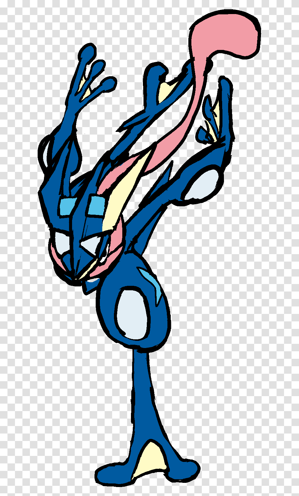 Greninja Ninja Run - Weasyl Greninja Running, Graphics, Art, Poster, Advertisement Transparent Png