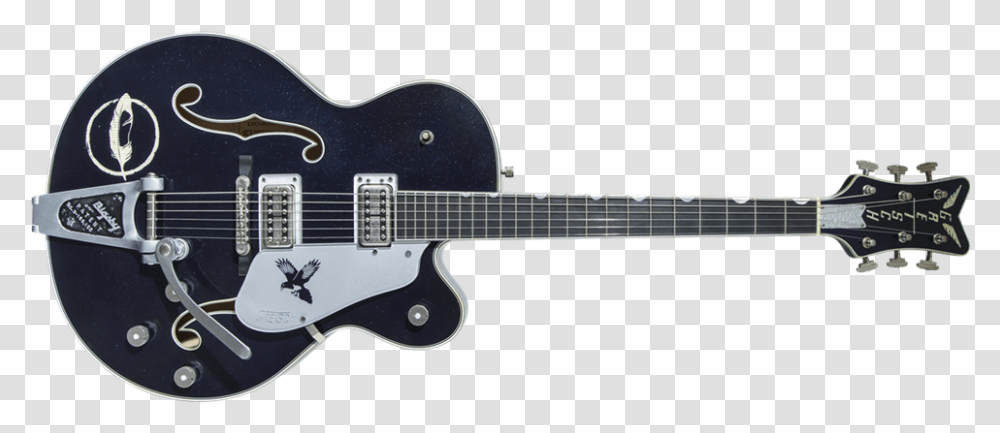 Gretsch Black Falcon Guitar, Leisure Activities, Musical Instrument, Bass Guitar, Electric Guitar Transparent Png
