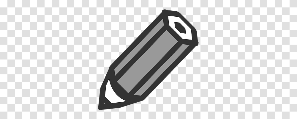 Grey Pencil, Rubber Eraser Transparent Png