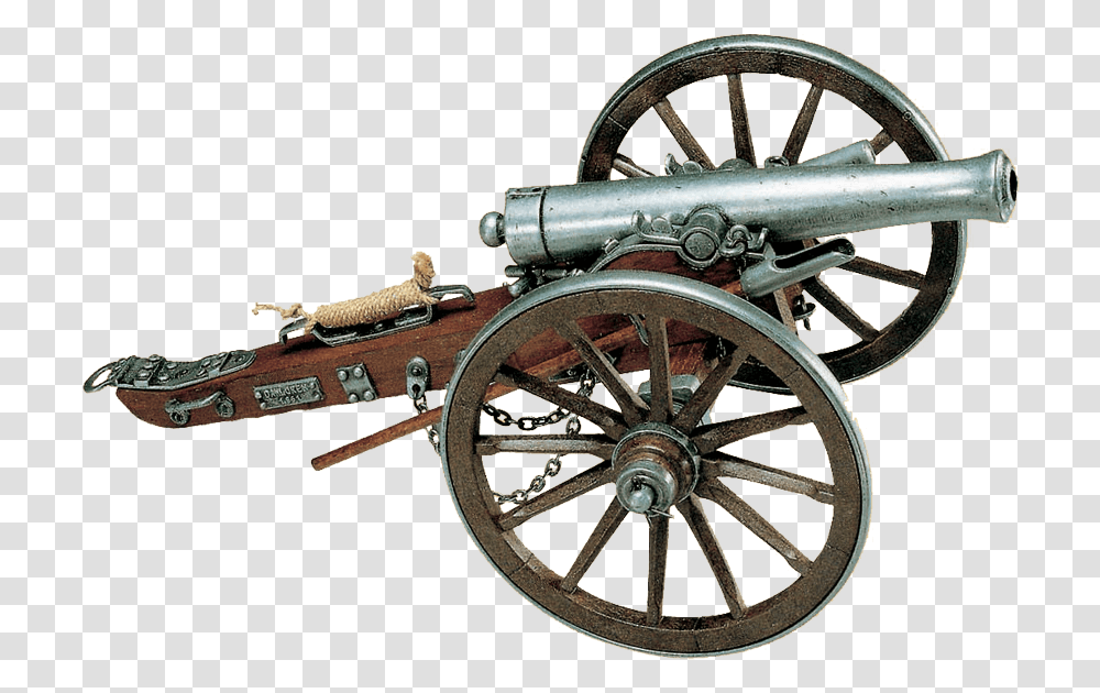 Grey 1861 Civil War Cannon Usa Old Civil War Cannon, Weapon, Weaponry, Bicycle, Vehicle Transparent Png