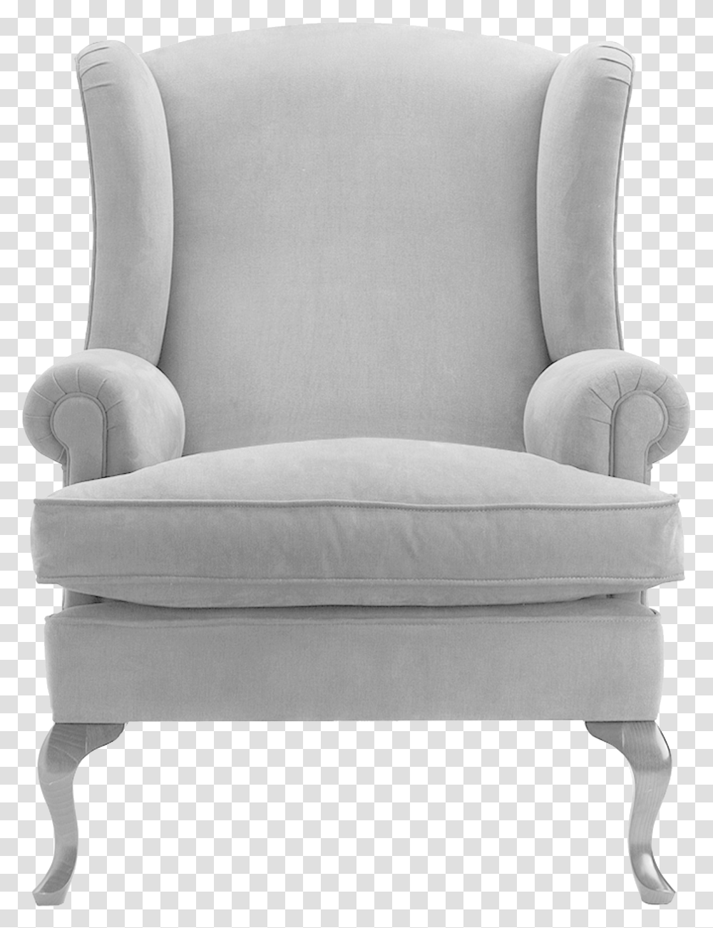 Grey Armchair Armchair, Furniture Transparent Png